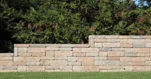 retaining wall installation