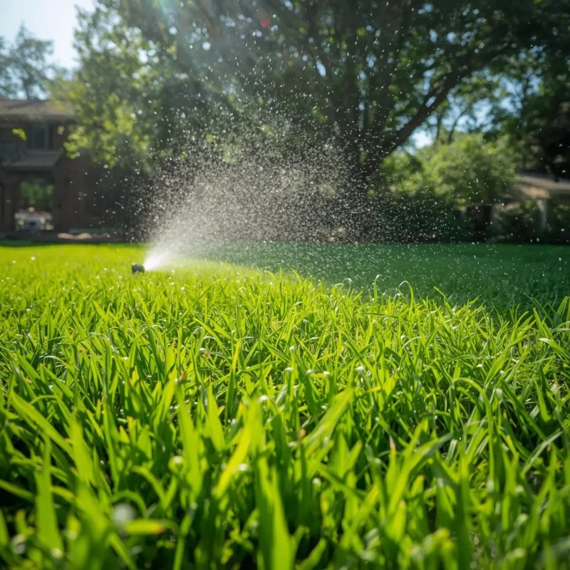 lawn care in hot weather
