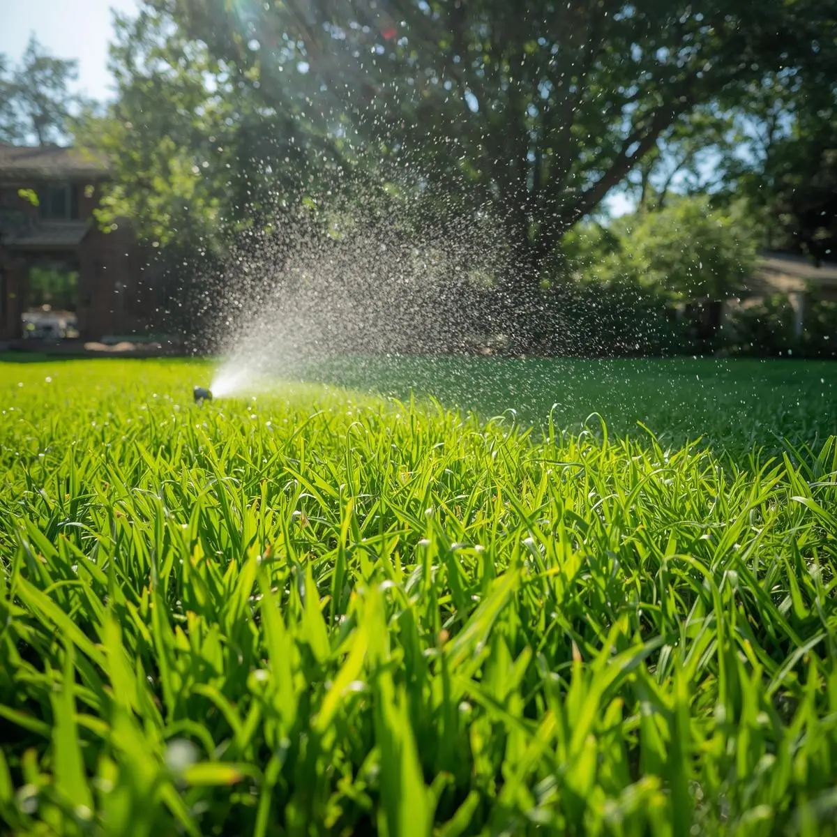 lawn care in hot weather