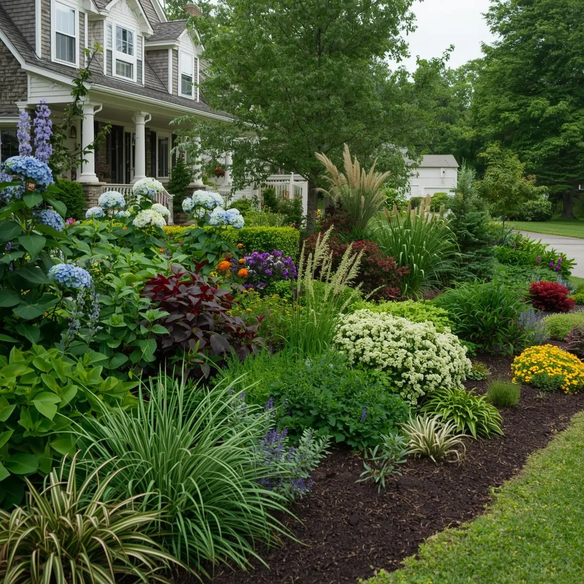 Use natives where possible — adapted to local soil, climate, pests.