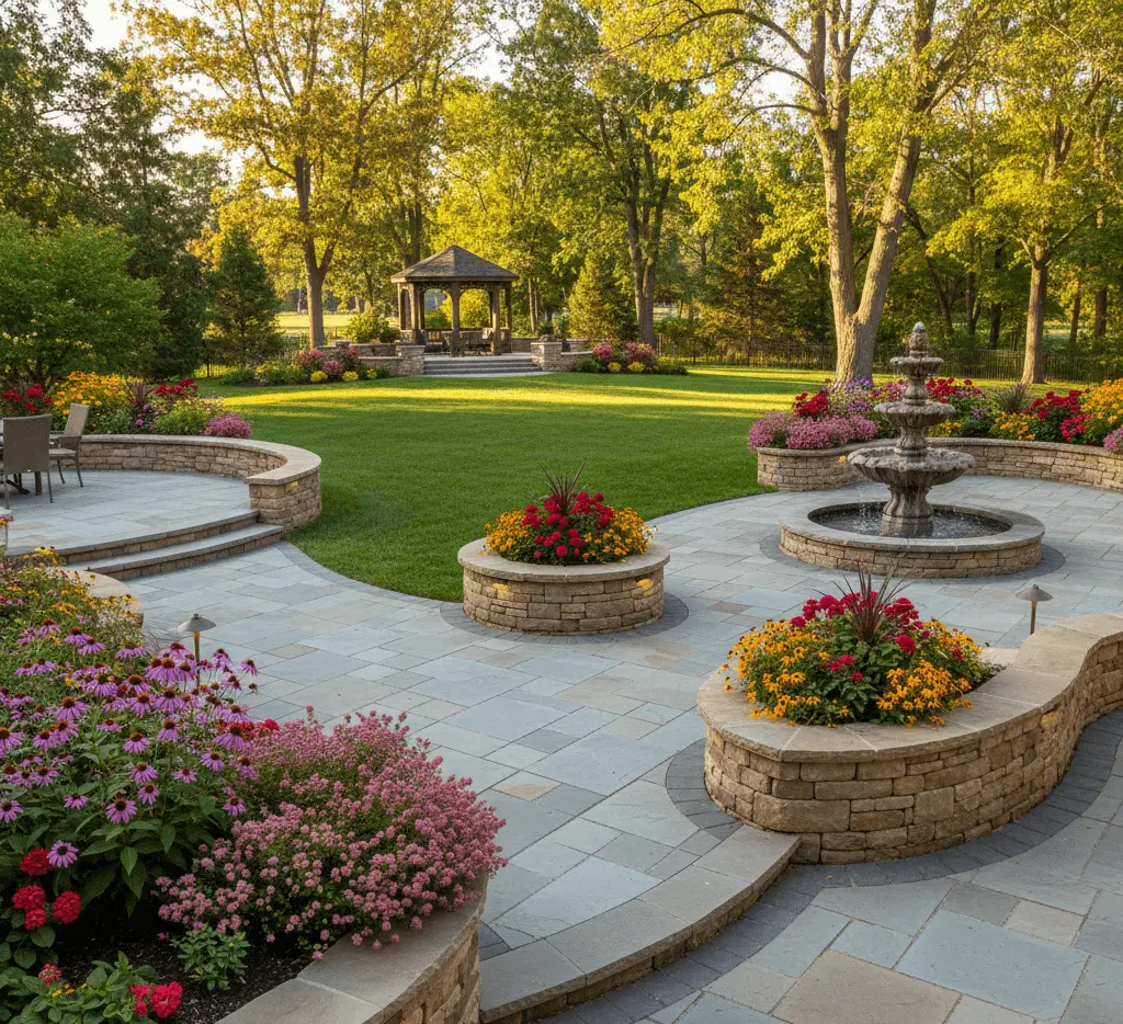 Professional hardscaping services including patios and walkways near East Amherst NY