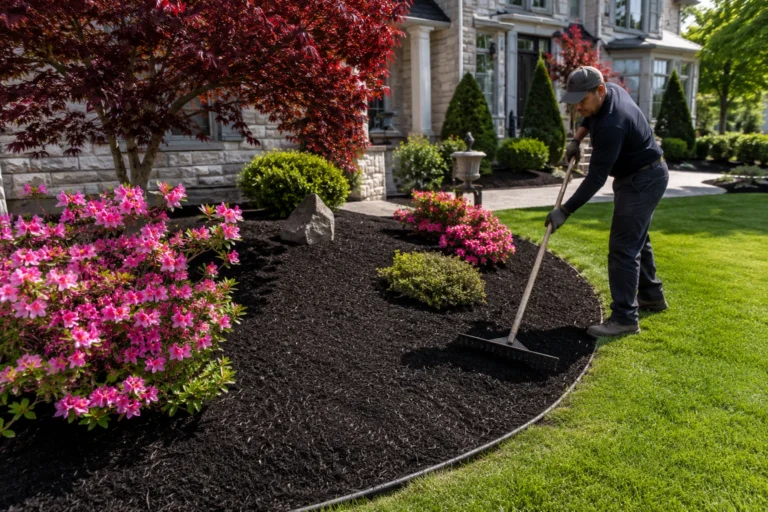 mulch installation