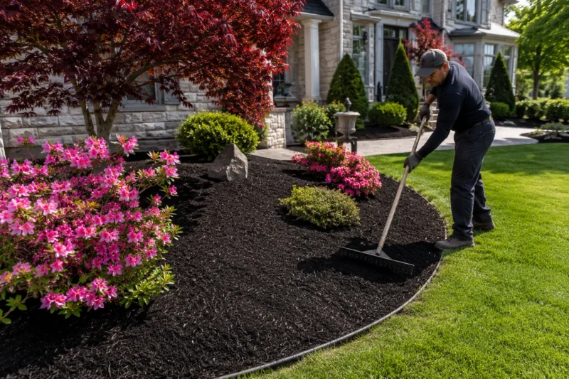 mulch installation