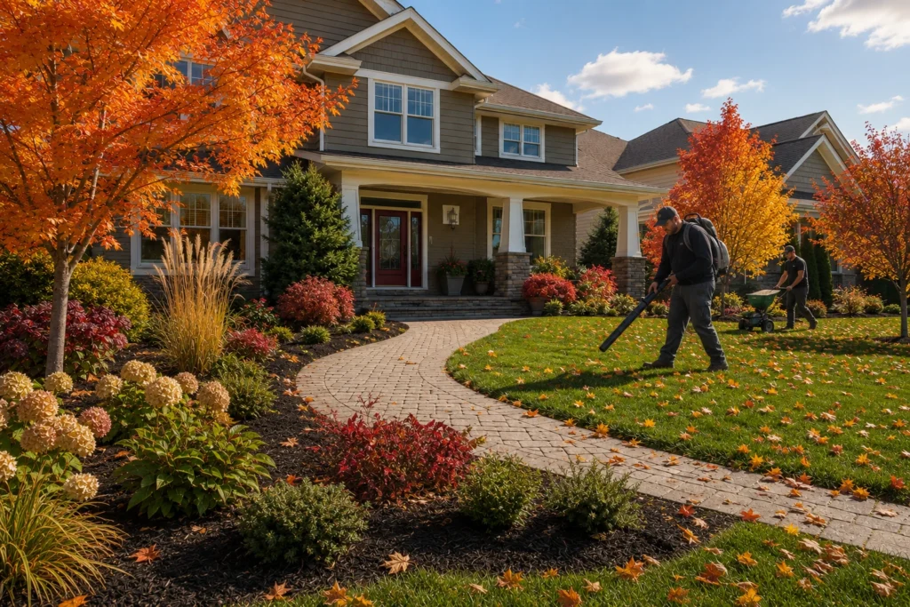 lawn care calendar for buffalo ny in autumn
